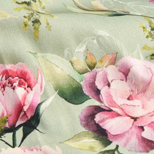 Floristik24 Camino de mesa camino de mesa peonía primaveral verde 40x150cm