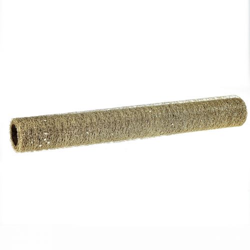 Floristik24 Camino de mesa camino de mesa Champagne Glitter W35cm L200cm