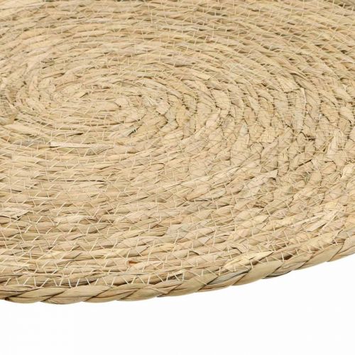 Floristik24 Mantel redondo Ø40cm algas marinas decoración de mesa mantel natural