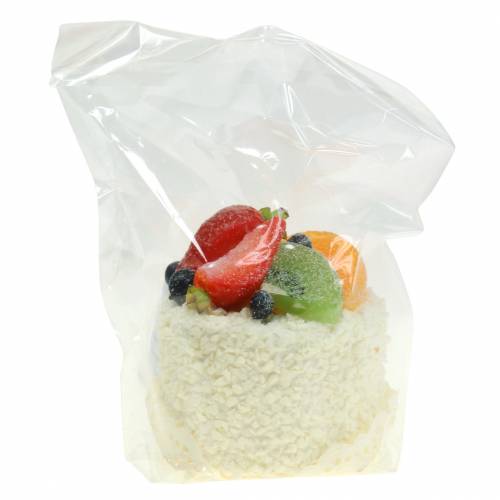 Floristik24 Tartaletas decorativas con frutas imitación comida fresa 7cm