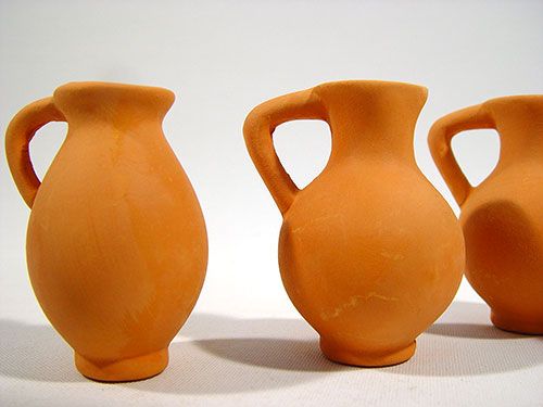 Floristik24 Jarrón de terracota 6cm mini (24 uds.)