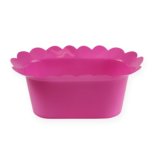 Floristik24 Maceta plastico ovalada color 23cm 10uds