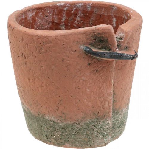 Floristik24 Macetero de hormigón macetero de terracota Ø13cm H13cm