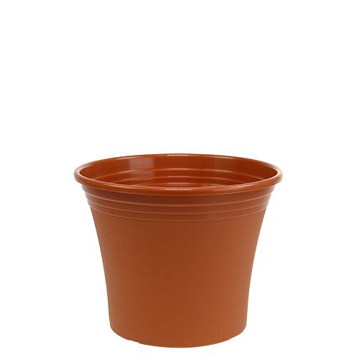 Maceta “Irys” plástico terracota Ø15cm H13cm 1ud