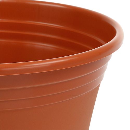Artículo Maceta “Irys” plástico terracota Ø22cm H18cm 1ud