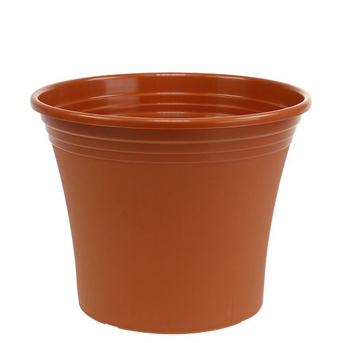 Artículo Maceta “Irys” plástico terracota Ø29cm H24cm 1ud