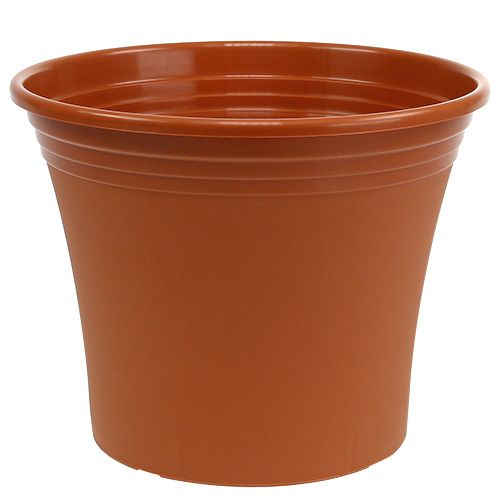 Floristik24 Maceta “Irys” plástico terracota Ø43cm H35cm, 1ud