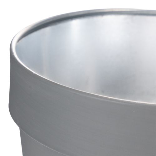 Artículo Maceta con estampado floral para decoración moderna de hogar y balcón de verano, 13 cm, 4 piezas