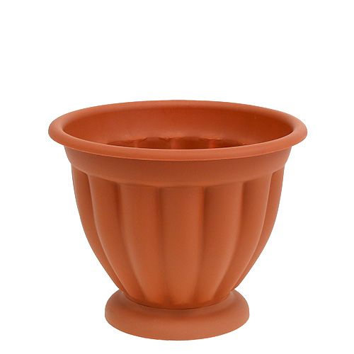 Floristik24 Maceta con pie de plástico Ø15cm H13cm