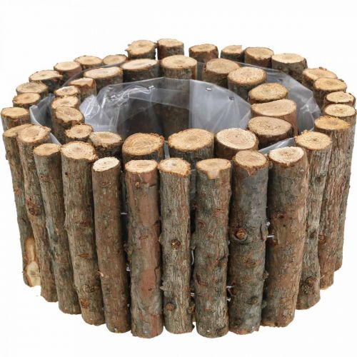 Floristik24 Macetero redondo ramas de abedul natural Ø14/20cm juego de 2