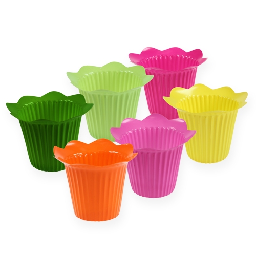 Floristik24 Maceta de plástico para flor Ø9cm 25pcs