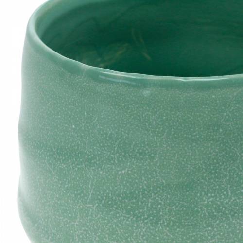 Artículo Maceta de cerámica, cuenco para plantas, maceta de cerámica corrugada Ø16cm 2 piezas
