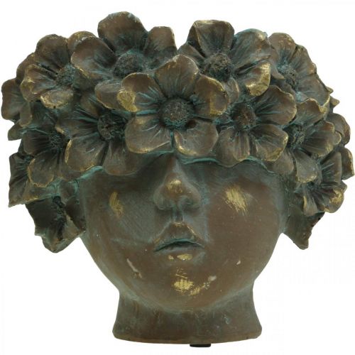 Floristik24 Maceta busto maceta niña cara H19cm