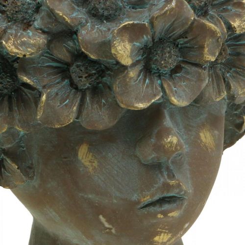 Floristik24 Maceta busto maceta niña cara H19cm