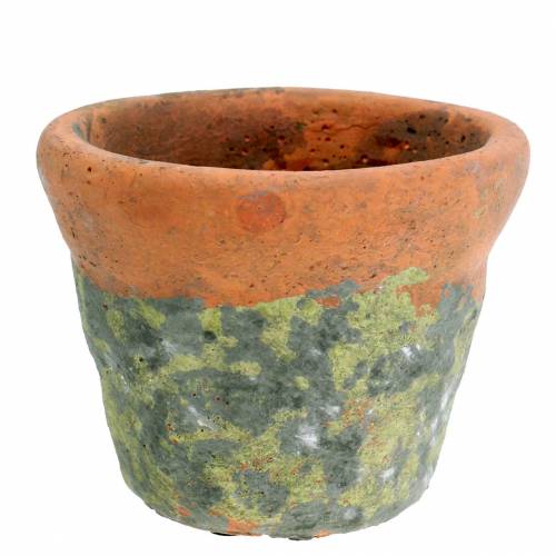 Floristik24 Macetero macetero vintage arcilla natural Ø14,5cm H12cm 2pcs