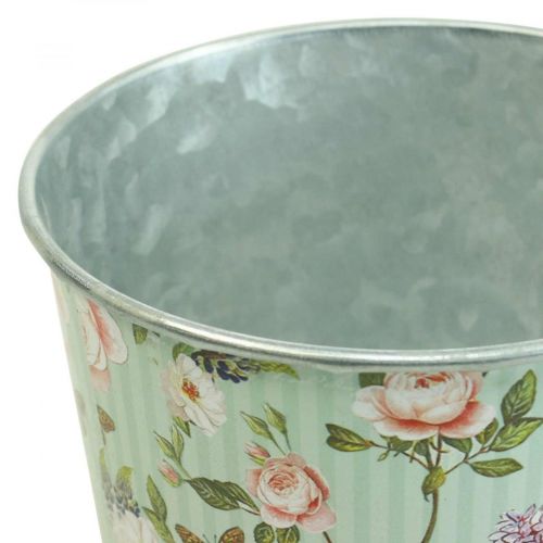 Floristik24 Macetero rosas jardinera metal verano Ø12cm H10.5cm
