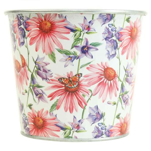 Artículo Macetero decoración primavera macetero de metal Ø12cm H10.5cm
