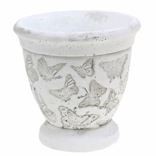 Floristik24 Macetero con macetero con mariposas Ø11cm H10cm 6pcs