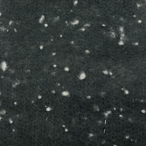 Floristik24 Cinta para macetas cinta de fieltro gris con lunares 15cm x 5m