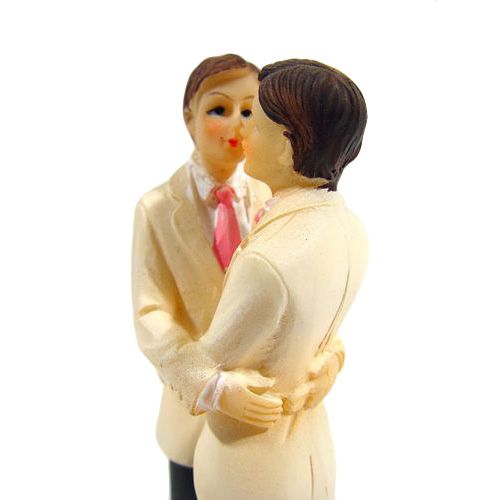Floristik24 Pie figura hombres pareja 12,5cm