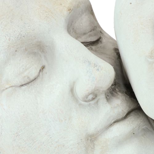 Artículo Busto de pareja de enamorados en piedra fundida de ensueño H29.5cm
