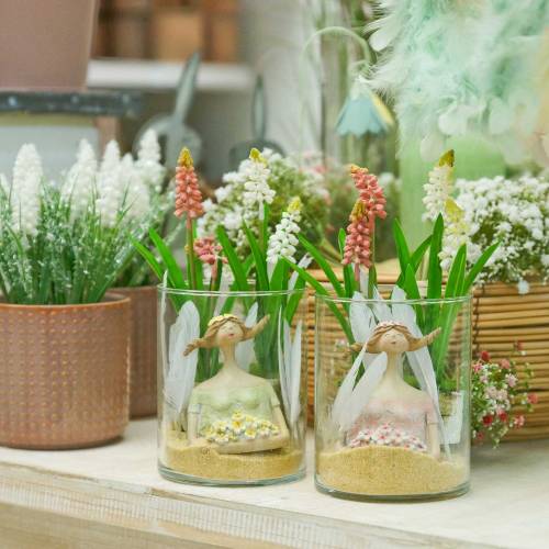 Floristik24 Jacinto de uva en una maceta de abedul rosa 24cm