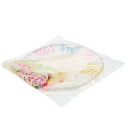 Floristik24 Atrapasueños de colores Ø35cm L105cm