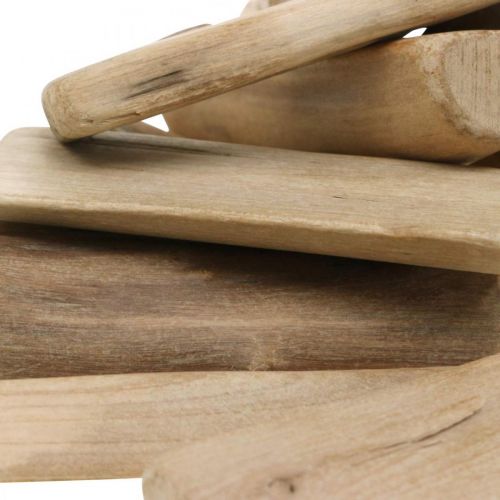 Floristik24 Driftwood nature, madera de decoración marítima L8cm 250g