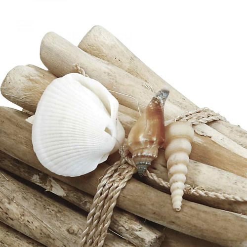 Floristik24 Palos de madera flotantes decorativos de madera flotante natural L15cm