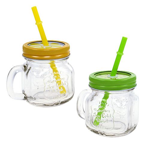 Floristik24 Vaso con tapa Ø7cm H9cm 2pcs