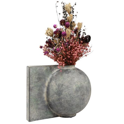 Floristik24 Flores secas trébol morado flores de paja lino eneldo 35cm 150g