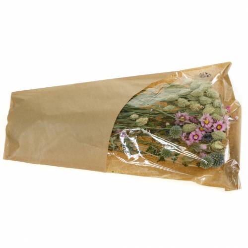 Floristik24 Ramo de hierba silvestre con flores de paja flores secas 70g
