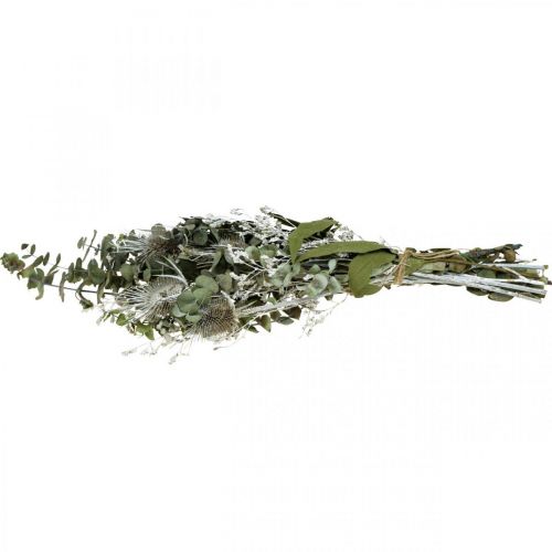 Floristik24 Ramo de flores secas eucalipto ramo de cardos 45-55cm 100g