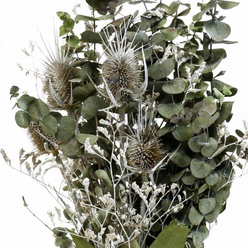 Artículo Ramo de flores secas eucalipto ramo de cardos 45-55cm 100g