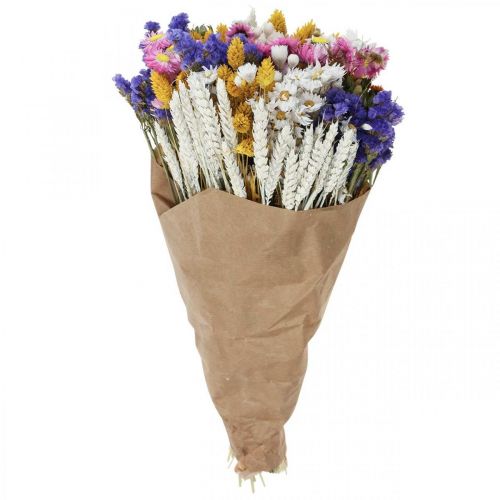 Floristik24 Ramo de flores secas flores de paja playa lavanda Phalaris grano 55cm