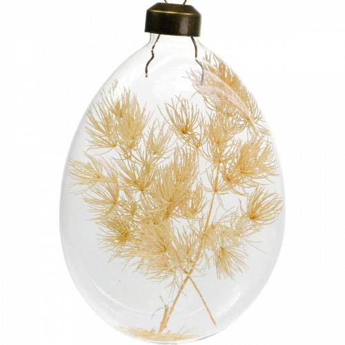 Floristik24 Hierbas secas en un frasco para colgar vidrio decorativo seco de tres colores 3 piezas