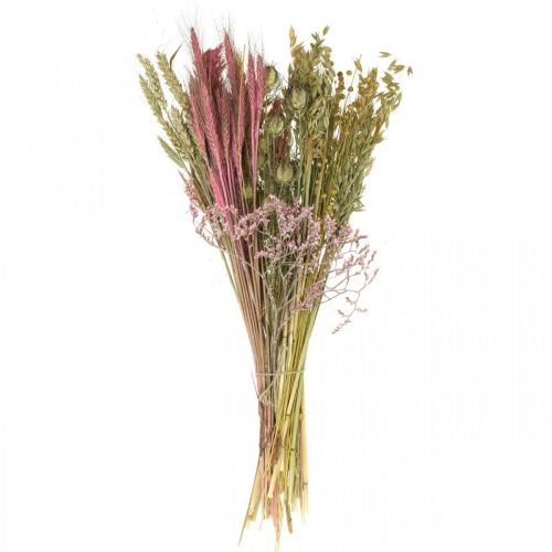Set de bricolaje flores secas para ramo de flores secas rosas 60cm