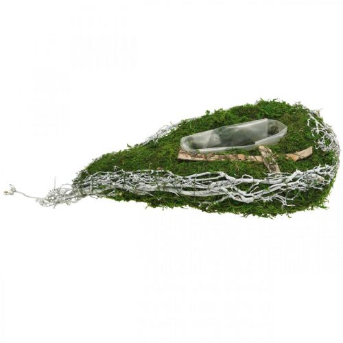 Floristik24 Jardinera gota musgo vid floristería conmemorativa 40x20cm