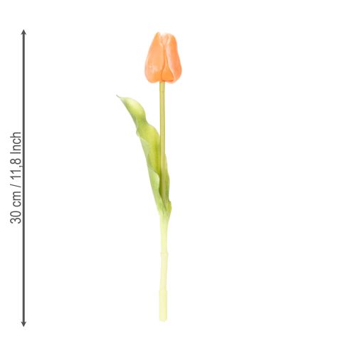 Artículo Tulipanes artificiales para decoración primaveral, salón y cocina, con aspecto realista, 30cm, 7 piezas
