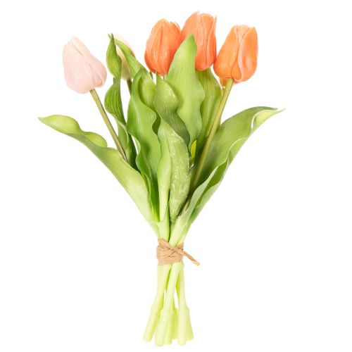 Artículo Tulipanes artificiales para decoración primaveral, salón y cocina, con aspecto realista, 30cm, 7 piezas