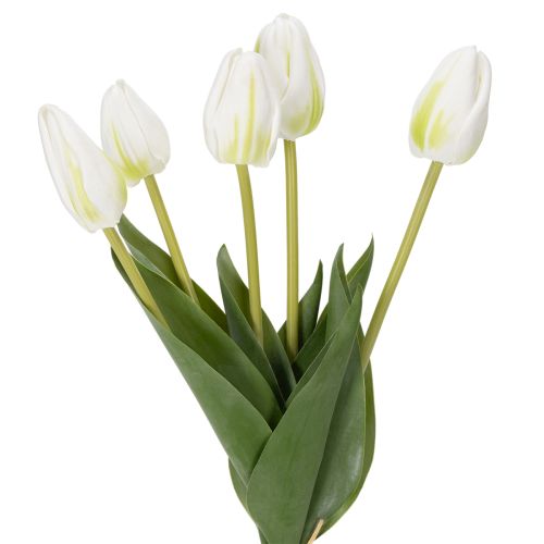 Floristik24 Tulipanes artificiales decorativos para un diseño interior elegante, 40 cm, 5 unidades