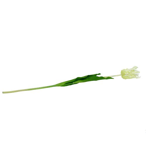 Floristik24 Tulipán artificial blanco 70cm