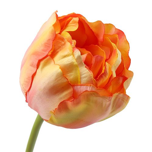 Floristik24 Tulipanes Rosa-Amarillo 86cm 3pcs