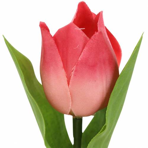 Artículo Tulip mix flores artificiales rosa albaricoque 16cm 12pcs
