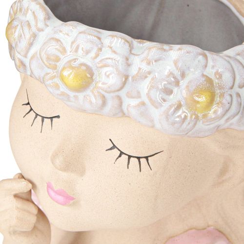 Artículo Maceta de cerámica Dreaming Girl Surtida H19.5cm 2 piezas