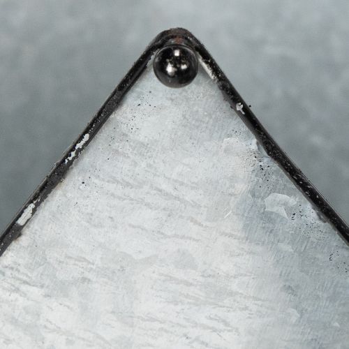 Artículo Juego de 3 macetas decorativas de metal zinc Ø21,5/19,5/17 cm