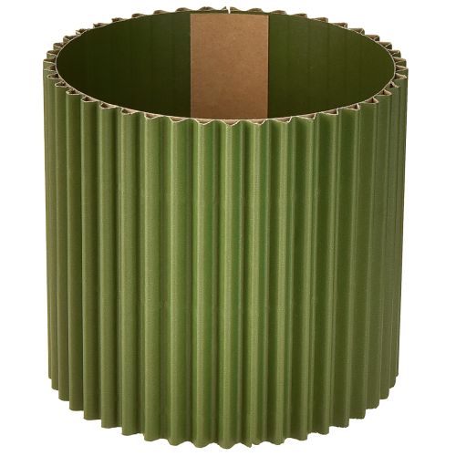Artículo Maceta de papel verde oscuro Ø13cm H12cm 4 uds