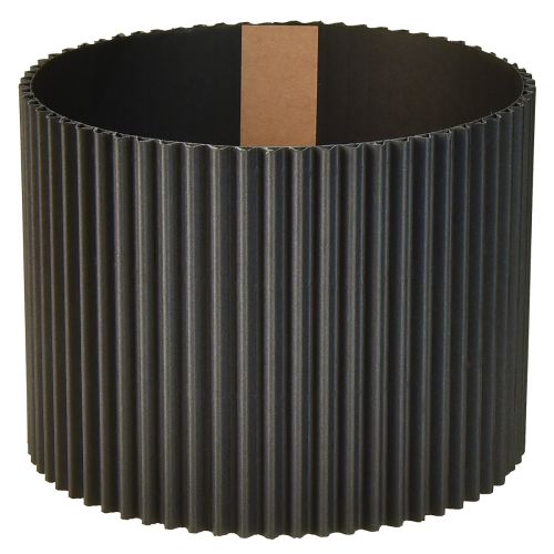 Maceta de papel negra Ø19cm H14cm 3 uds