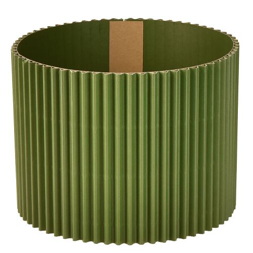Maceta de papel verde oscuro Ø19cm H14cm 3 uds