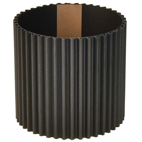 Maceta de papel negra Ø13cm H12cm 4 uds